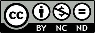 Licencia Creative Commons Atribución-NoComercial-SinObraDerivada 4.0 Internacional