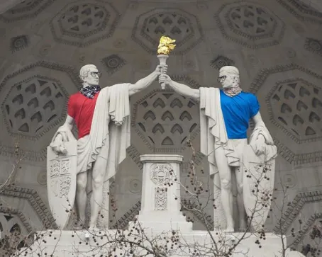 **Figura 2.** Por la amistad entre lo clásico y lo contemporáneo, Léo Caillard. En Sotheby’s (2018).
